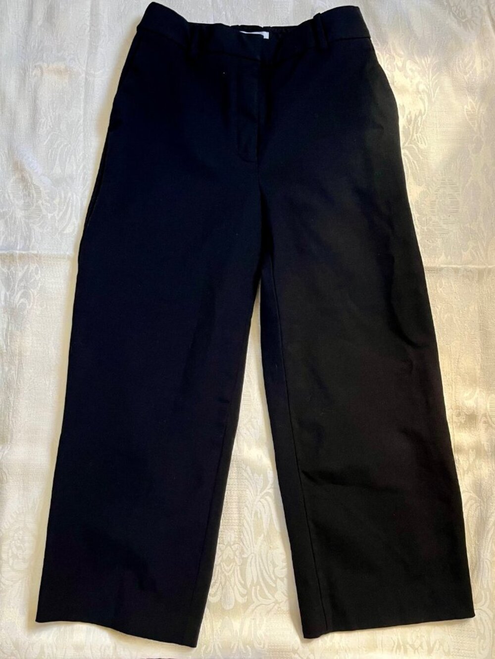 Aritzia Babaton Agency Cropped Pant City Wool Trousers Black Size 4